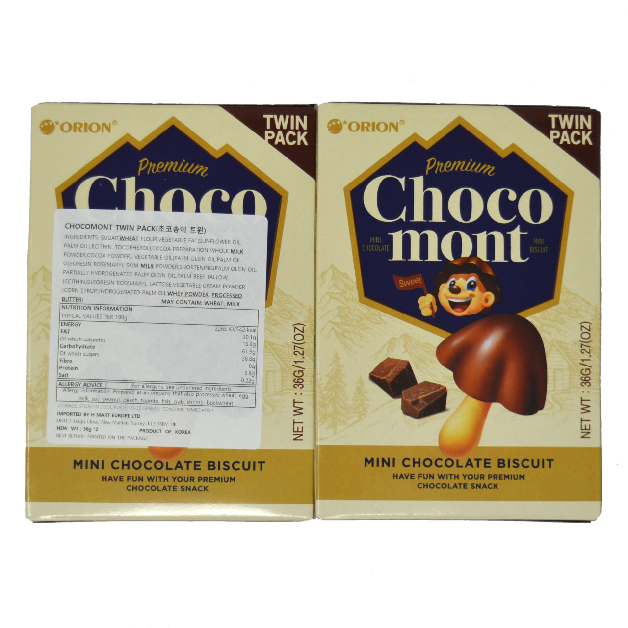 Orion Choco Boy (Twin Pack) 36g*2packs