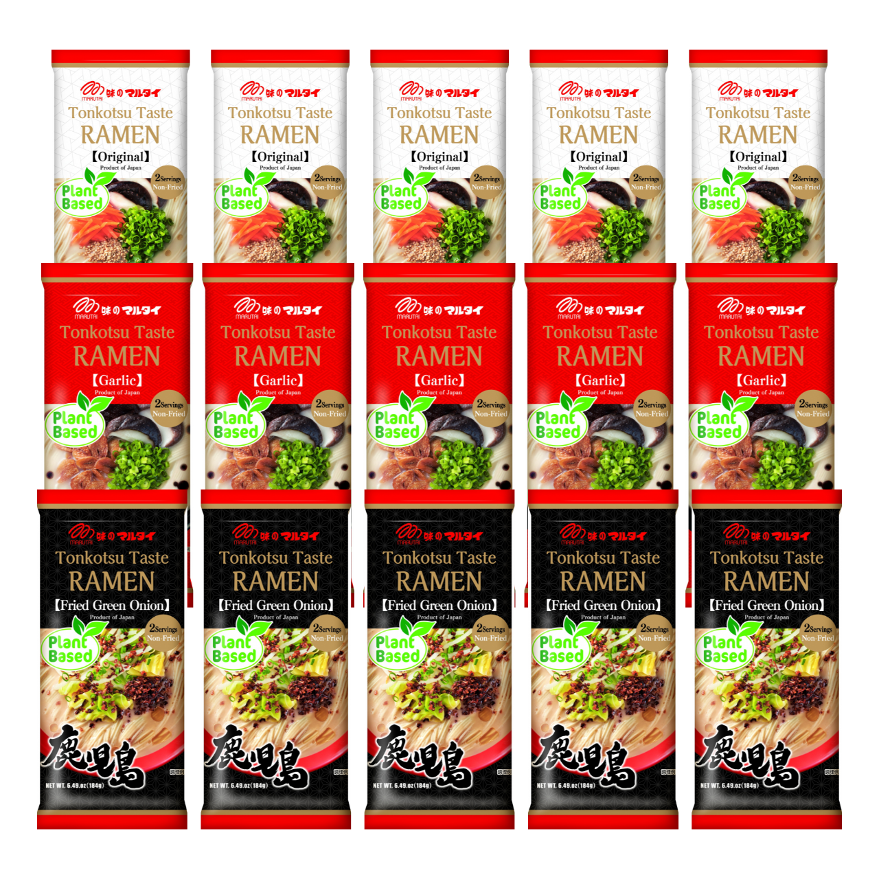 【まとめ買い】マルタイ 豚骨味ラーメン テイスティングセット(3X5袋)