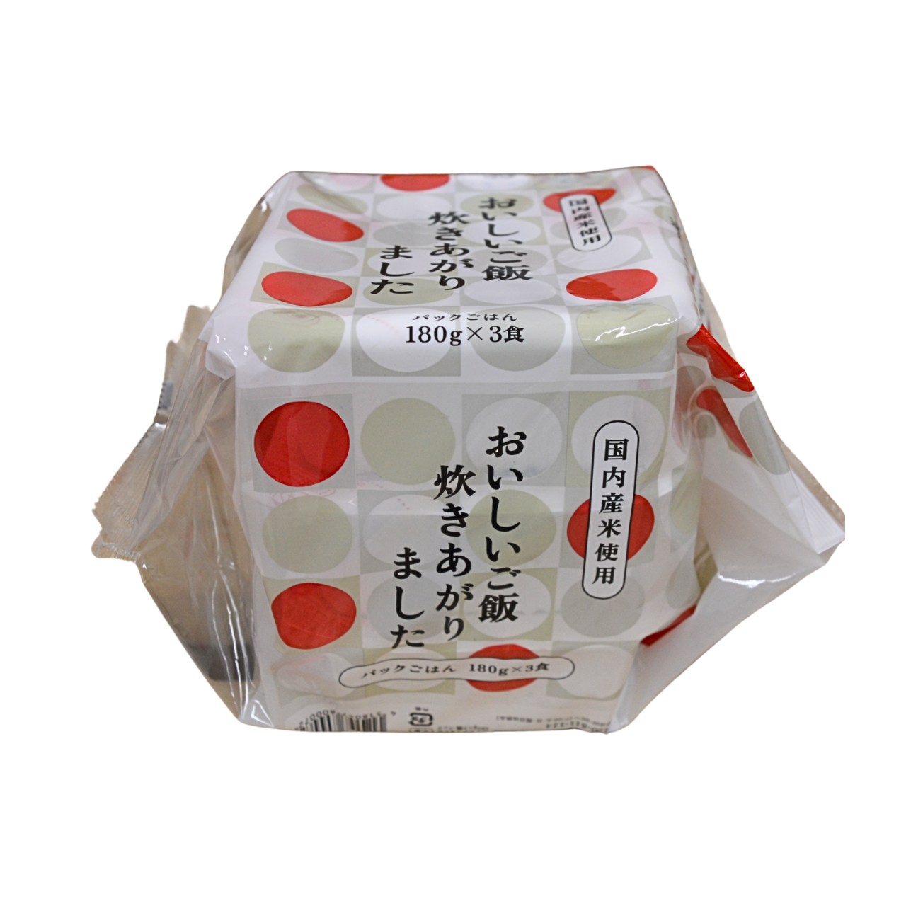 Somaya Oishii Gohan- Japanese Microwavable Rice 3x180g *BEST BEFORE DATE – 28/01/2026