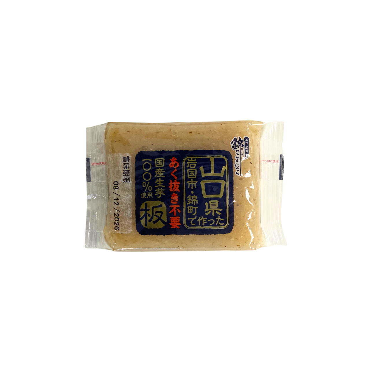 Nishiki Konnyaku Block Mini 147g – Traditional Japanese Konjac