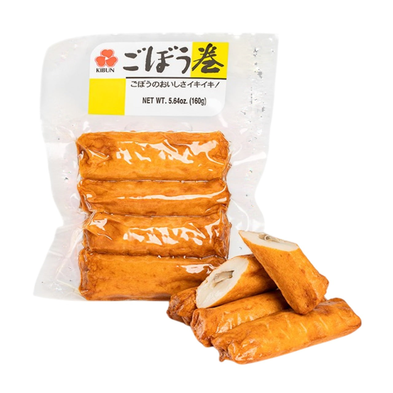 Kibun Gobo Maki - Deep-Fried Fish Cake With Burdock Root 160g