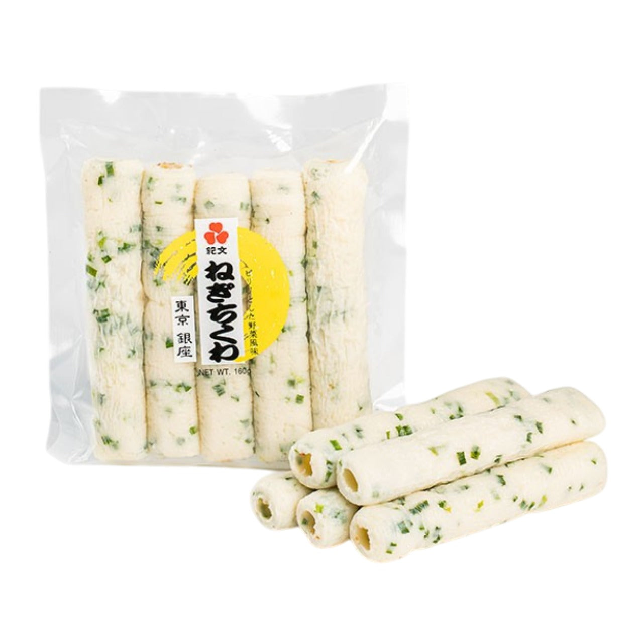 Kibun Negi Chikuwa - Grilled Fish Cake with Spring Onion 160g