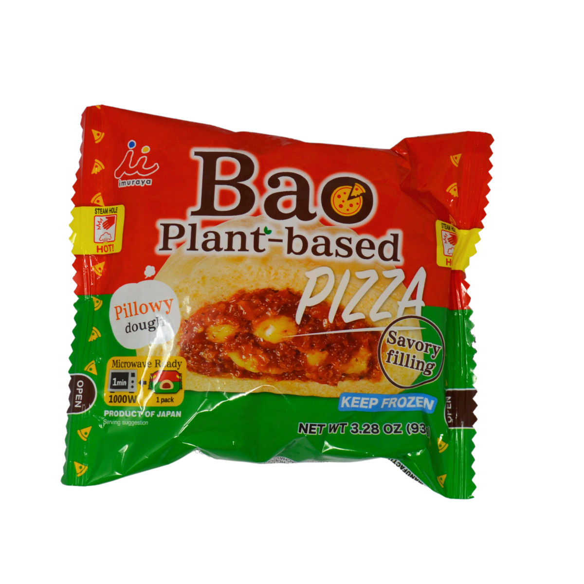 Imuraya Plant-based Bao Pizza 1pc – Yutaka Shop Online