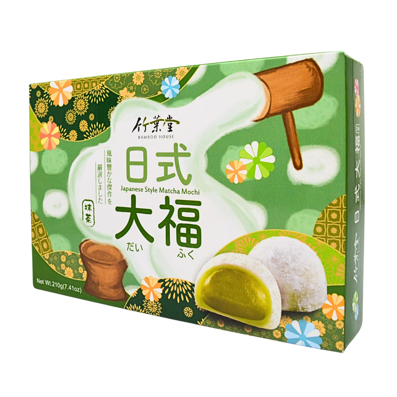 Bamboo House Japanese Style Matcha Mochi 210g