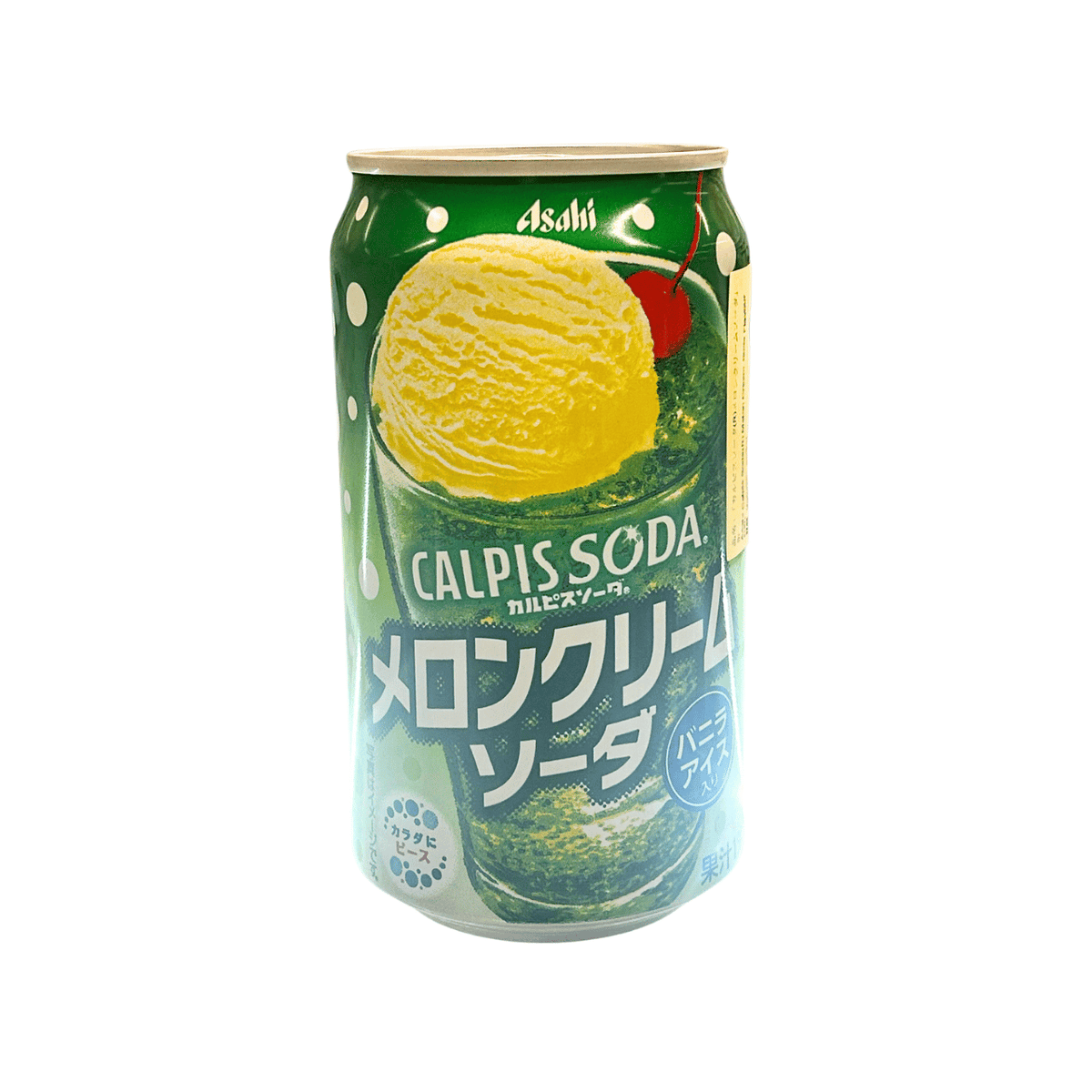 Asahi Calpis Soda Melon Cream Soda Flavour 350ml