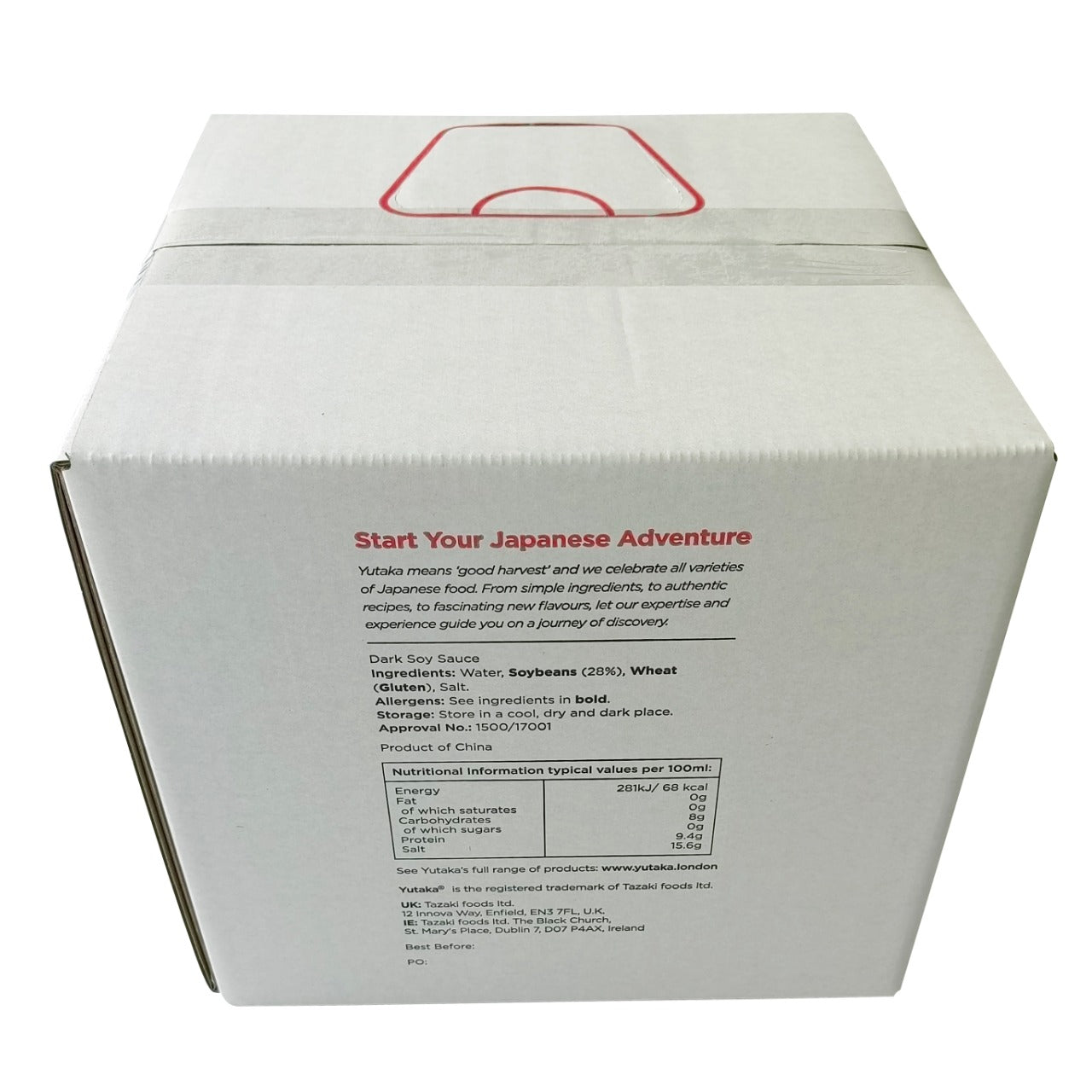 Yutaka Dark Soy Sauce 18L