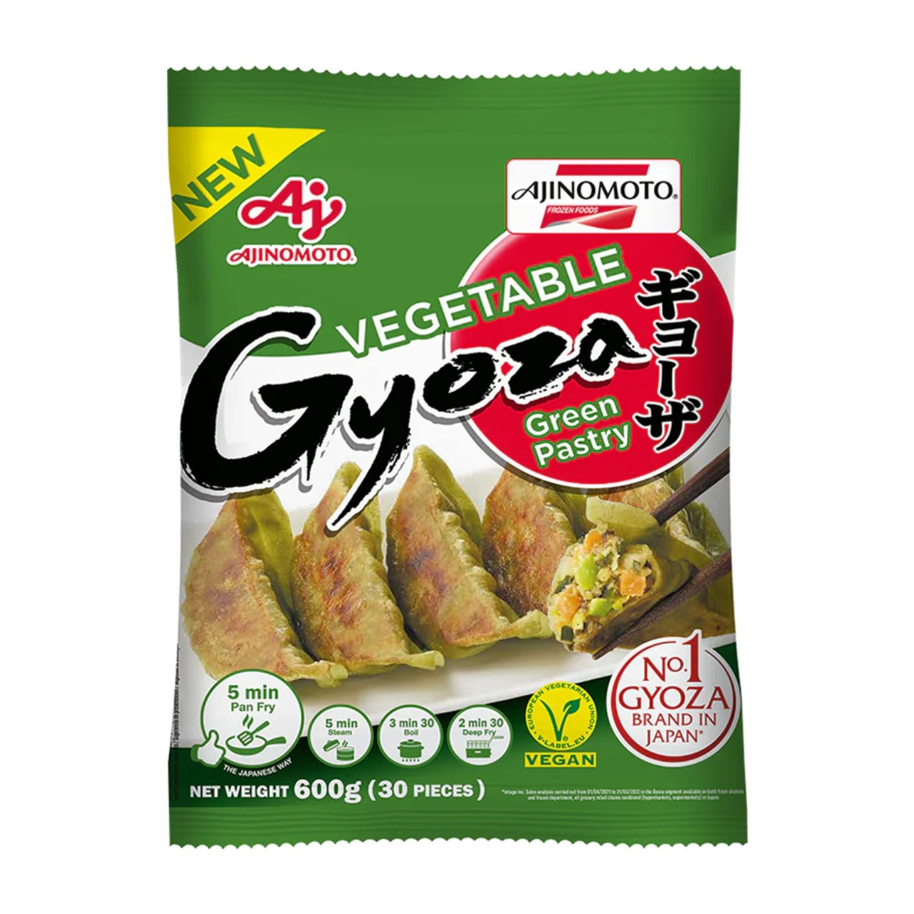 Ajinomoto Vegetable Gyoza - Green Dumpling 600g