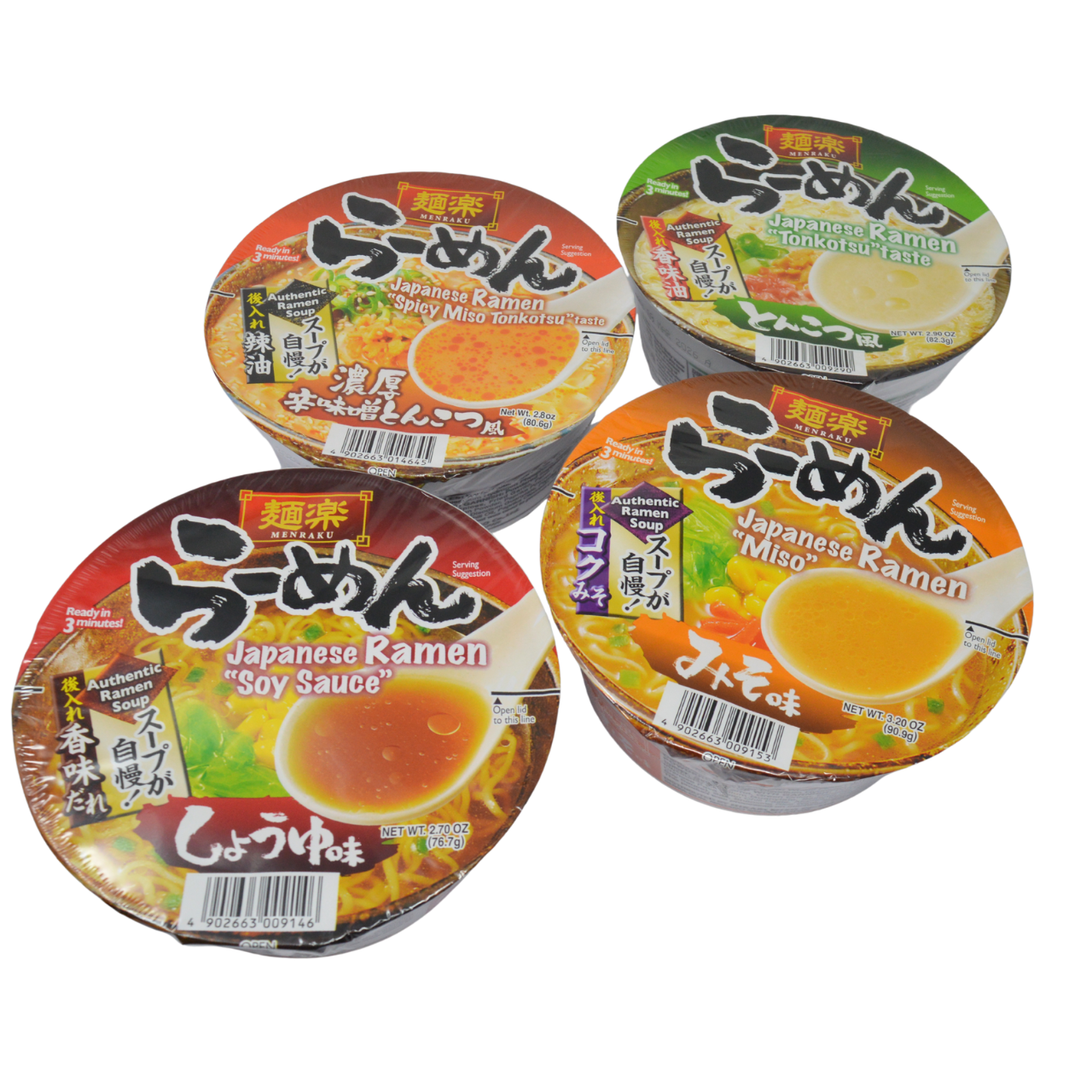 Hikari Menraku Cup Ramen Tonkotsu 82.3g