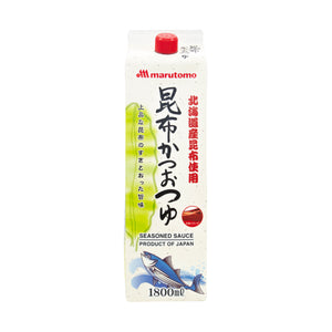 Marutomo Kelp and Bonito Tsuyu - Seasoned Soy Sauce 1.8L