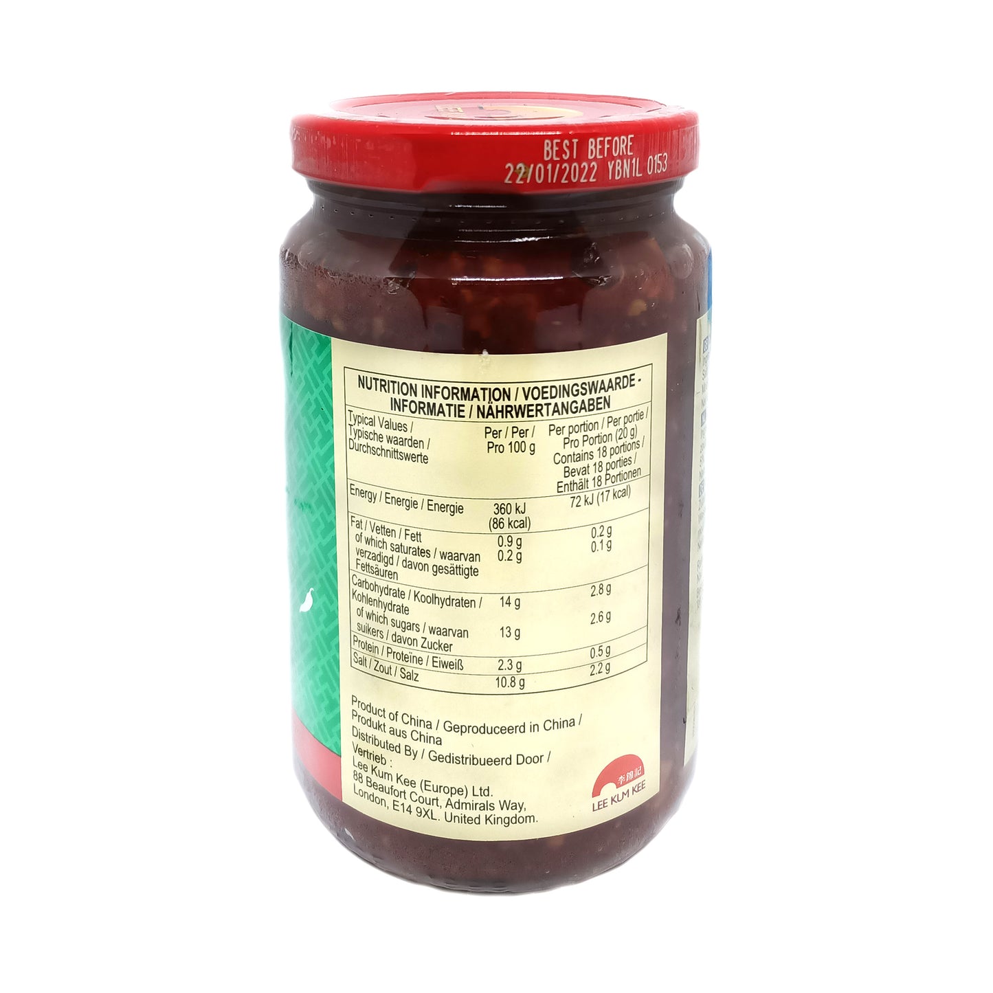 Lee Kum Kee Chilli Garlic Sauce 368g