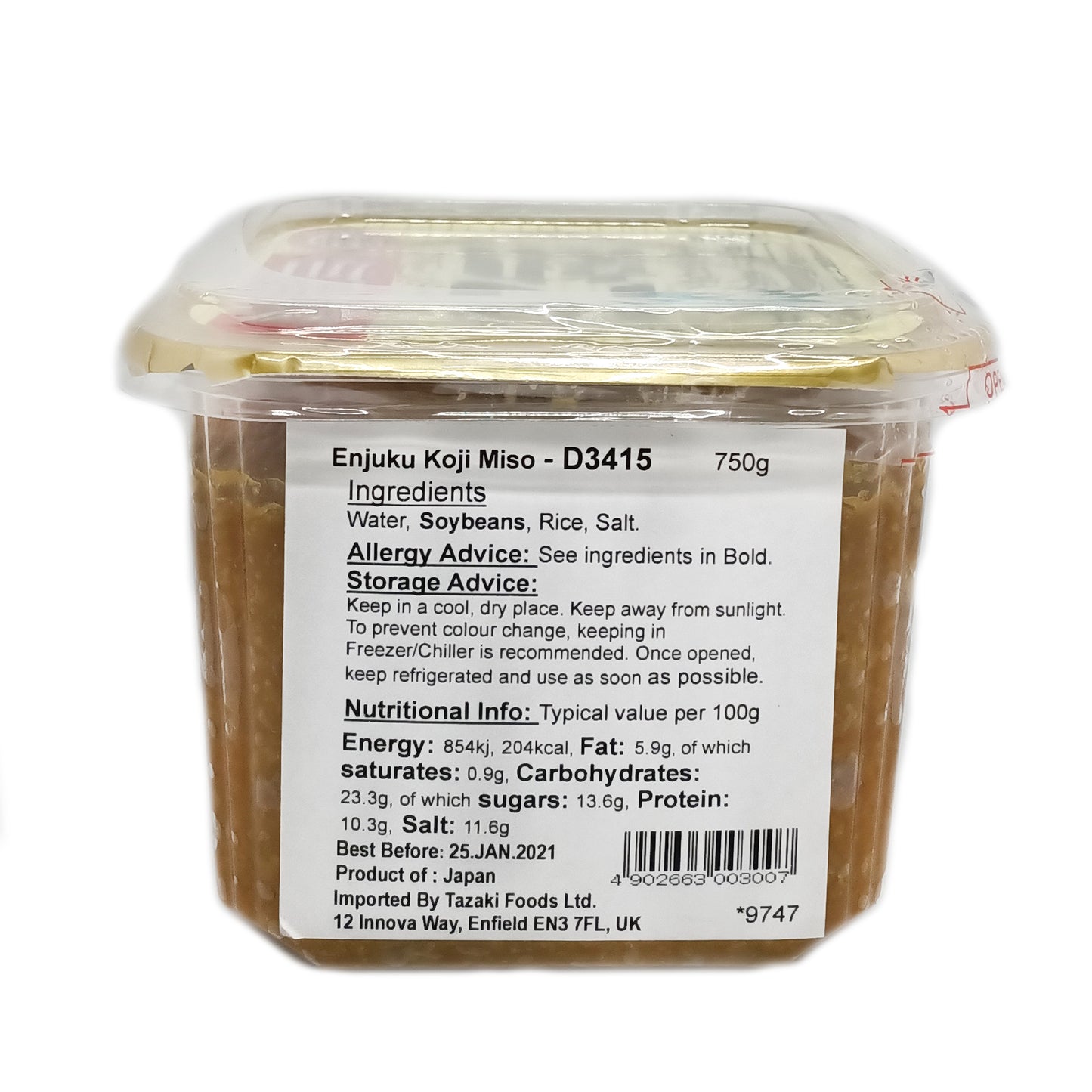 Hikari Miso - Enjuku Koji Miso Mutenka Cup 750g