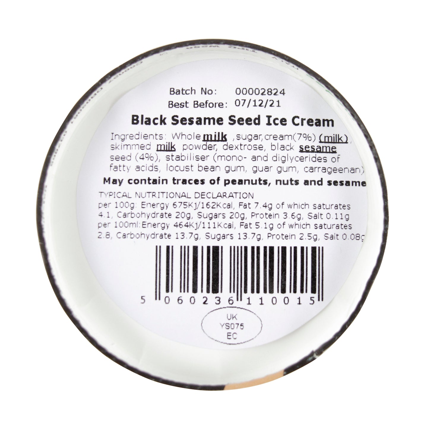 Yee Kwan Black Sesame Ice Cream 500mL