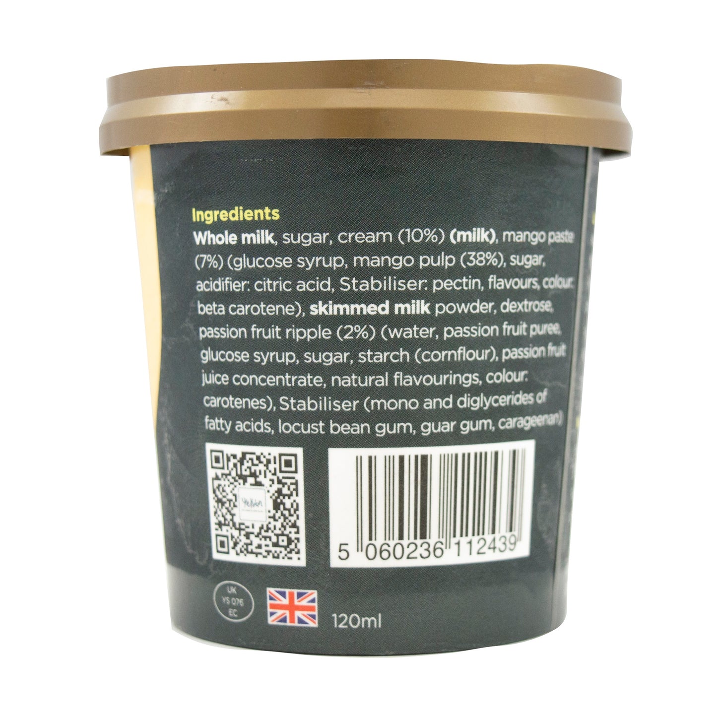 Yee Kwan Mango & Passion Fruit Ripple Ice Cream 120ml