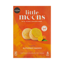 Load image into Gallery viewer, RETAIL Little Moons Mango Mochi Ice Cream 6pc
