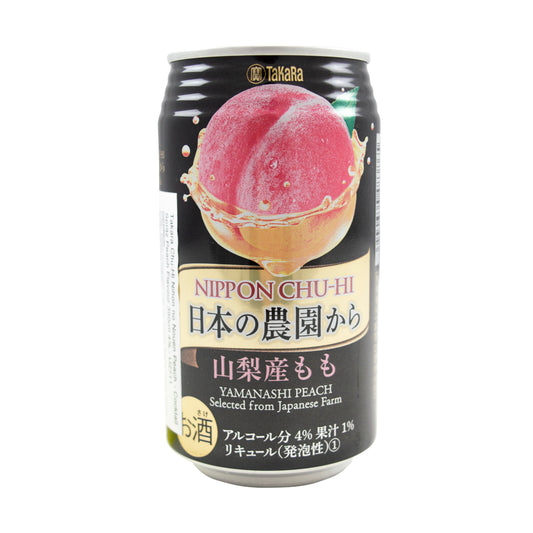 Takara Chu-Hi Nihon no Nouen Peach - Cocktail Spritz Peach Flavour 350ml 4%