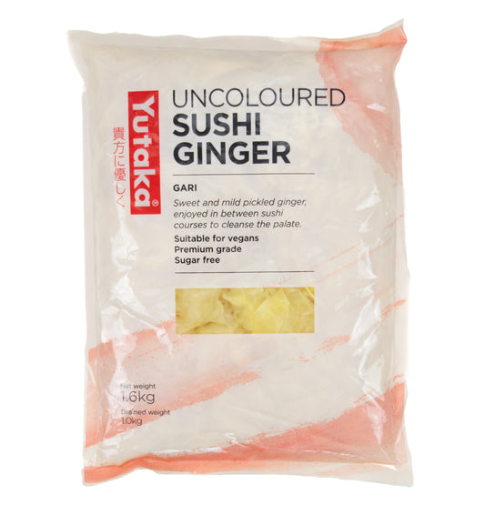Yutaka Sushi Ginger Premium Uncoloured 1.5kg