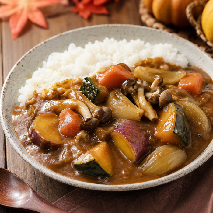 Japanese Vegetable Curry Recipe with Autumn Vegetables