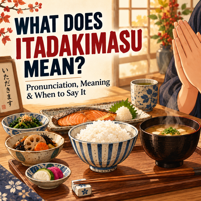 What Does Itadakimasu Mean? Pronunciation, Meaning & When to Say It