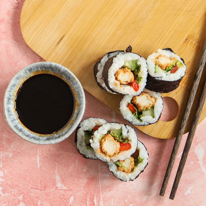 Japanese Vegan Maki Sushi Recipe with Crispy Tofu and Vegetables