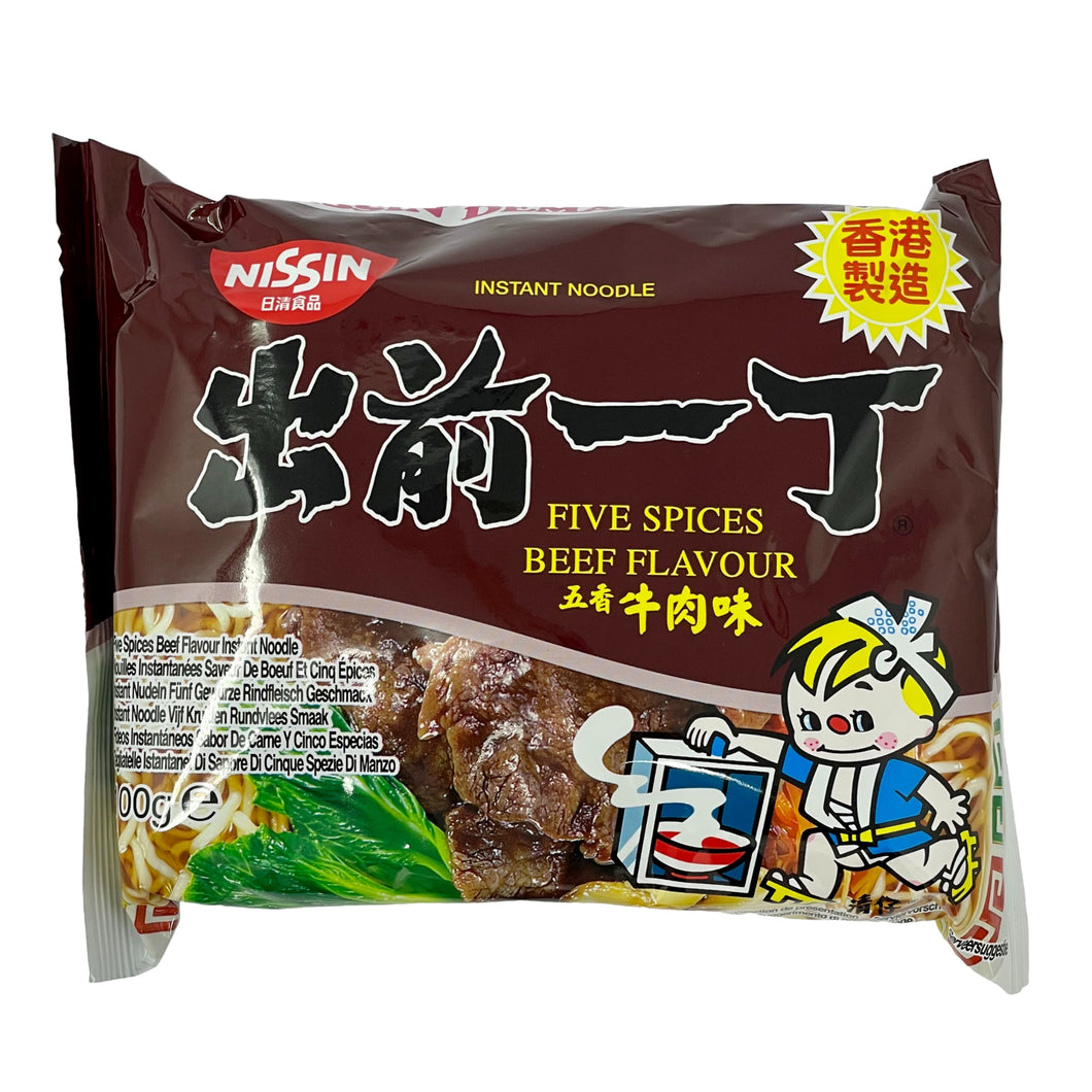 Nissin Instant Noodle (Five Spices Beef Flavour) 100g