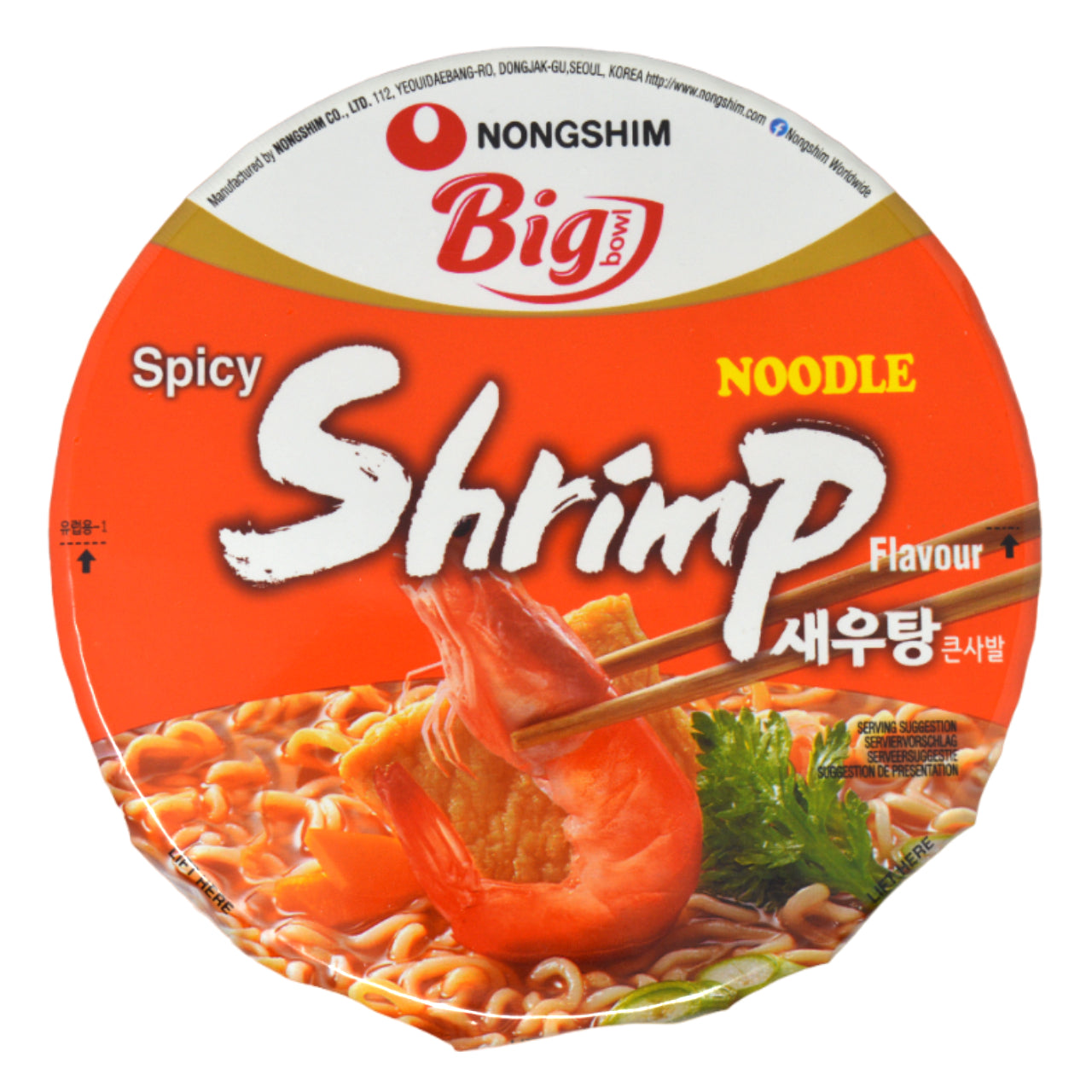 NONGSHIM BIG BOWL NOODLE (SHRIMP)* 115G