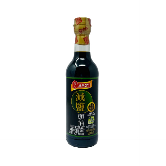 Amoy First Extract Reduced Salt Light Soy Sauce 500ml