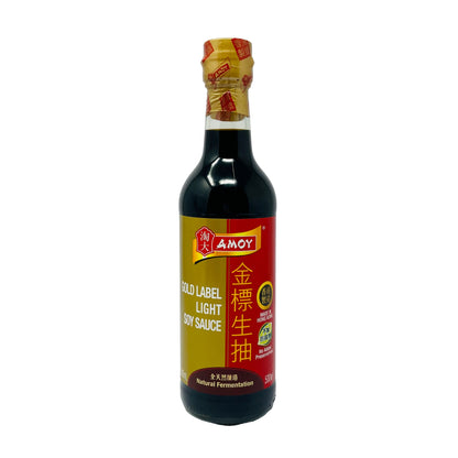 Amoy ゴールドラベル 薄口醤油 500ml