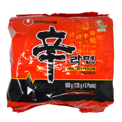 NONGSHIM 辛ラーメン 5食入 袋麺 (120G*5)