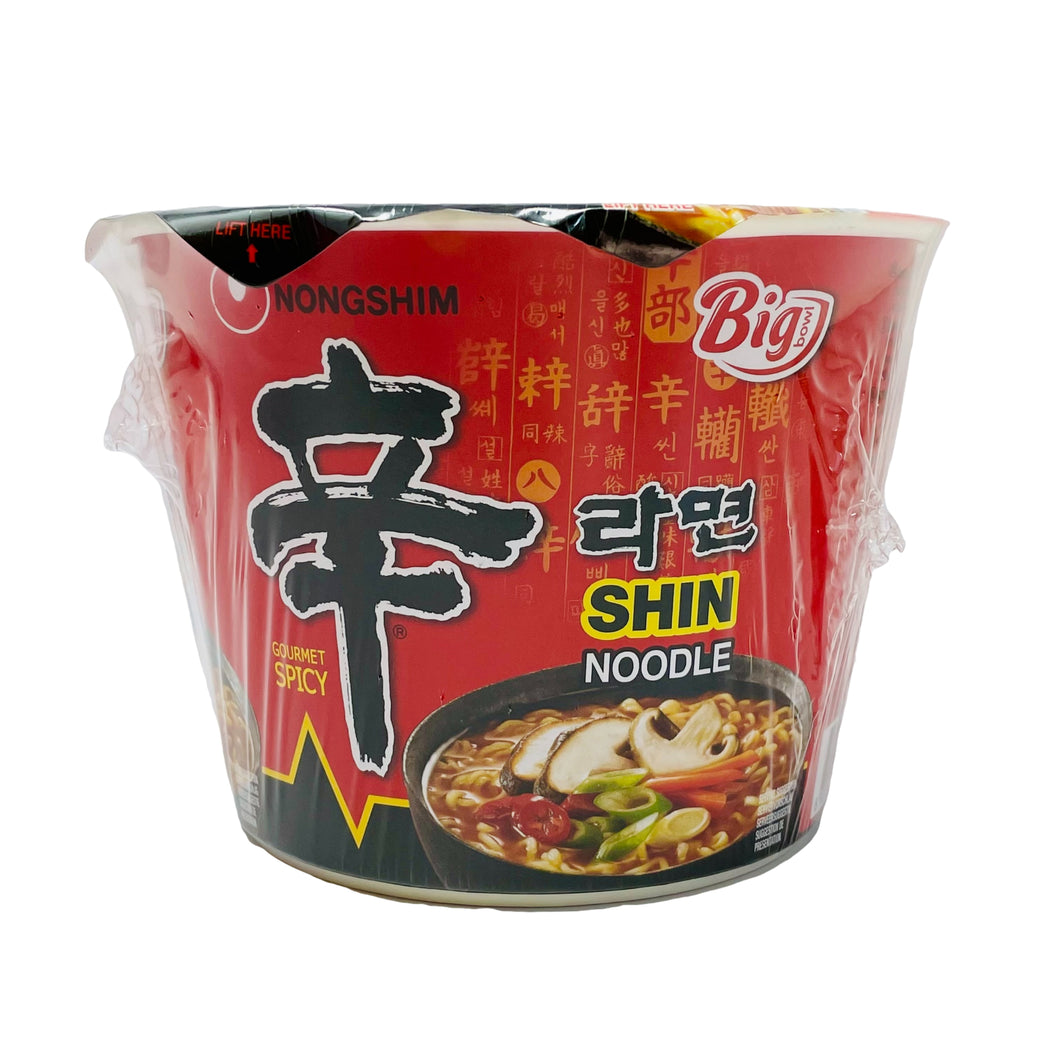 Nong Shim Shin Big Bowl Noodle (Hot & Spicy) 114g
