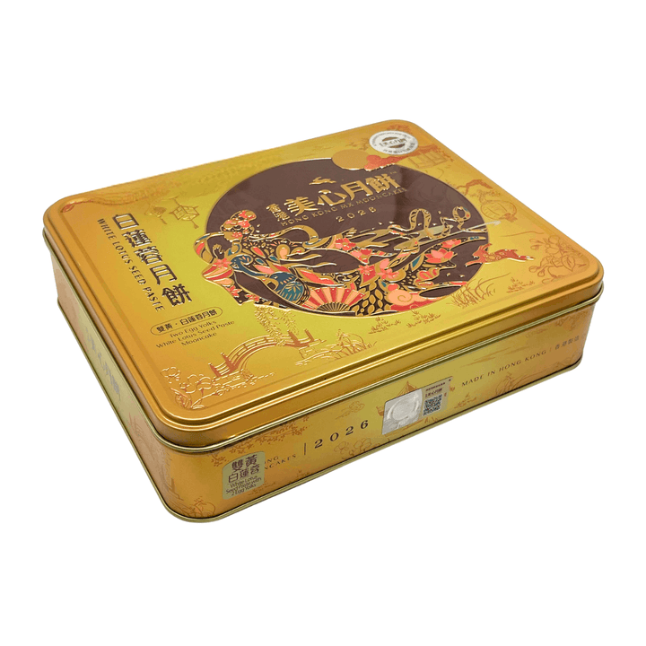 Mei-Xin (美心) White Lotus Seed Paste Mooncake With Double Yolk 740g *Best Before Date: 20/10/2026