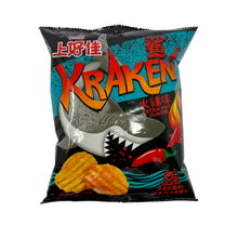 画像をギャラリービューアに読み込む, Oishi Kraken Potato Chips - Extra Hot 60g
