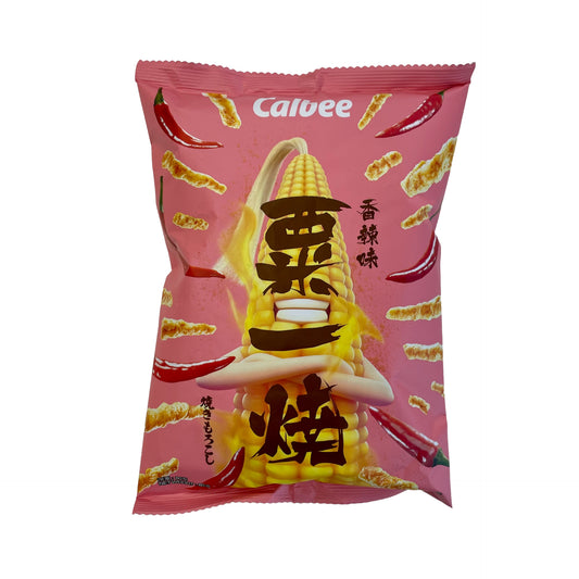 Calbee Grill-A-Corn Hot & Spicy Flavour (80g)