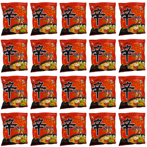 NONGSHIM SHIN RAMYUN NOODLE(HOT & SPICY)* 120G x 20