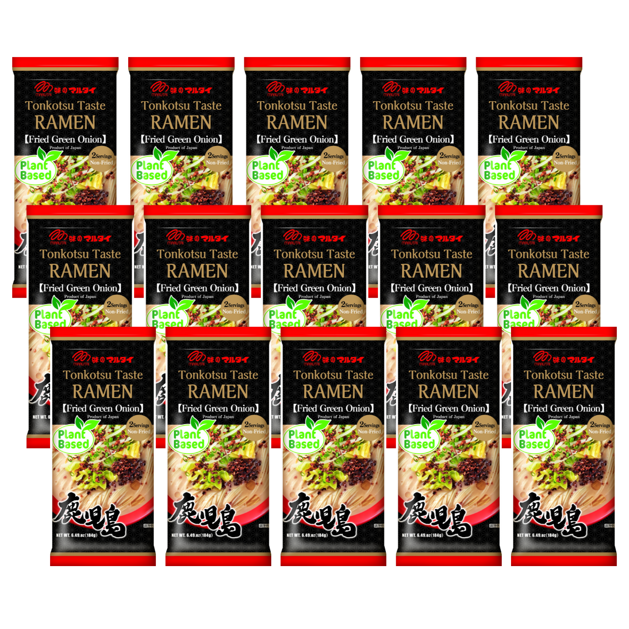[Bundle] Marutai Tonkotsu Taste Ramen - Kagoshima Fried Green Onion 184g x 15