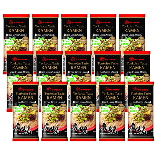 【まとめ買い】マルタイ 豚骨味ラーメン 鹿児島風 揚げねぎ 184gx15袋
