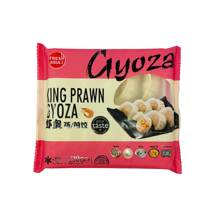 Freshasia Steaming / Pan Fry King Prawn Gyoza 230g *Best Before Date: 23/12/2026