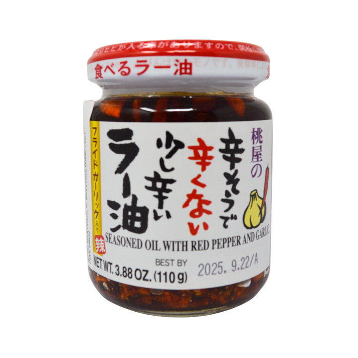 Momoya Seasoned Oil with Chilli Pepper and Garlic 110g