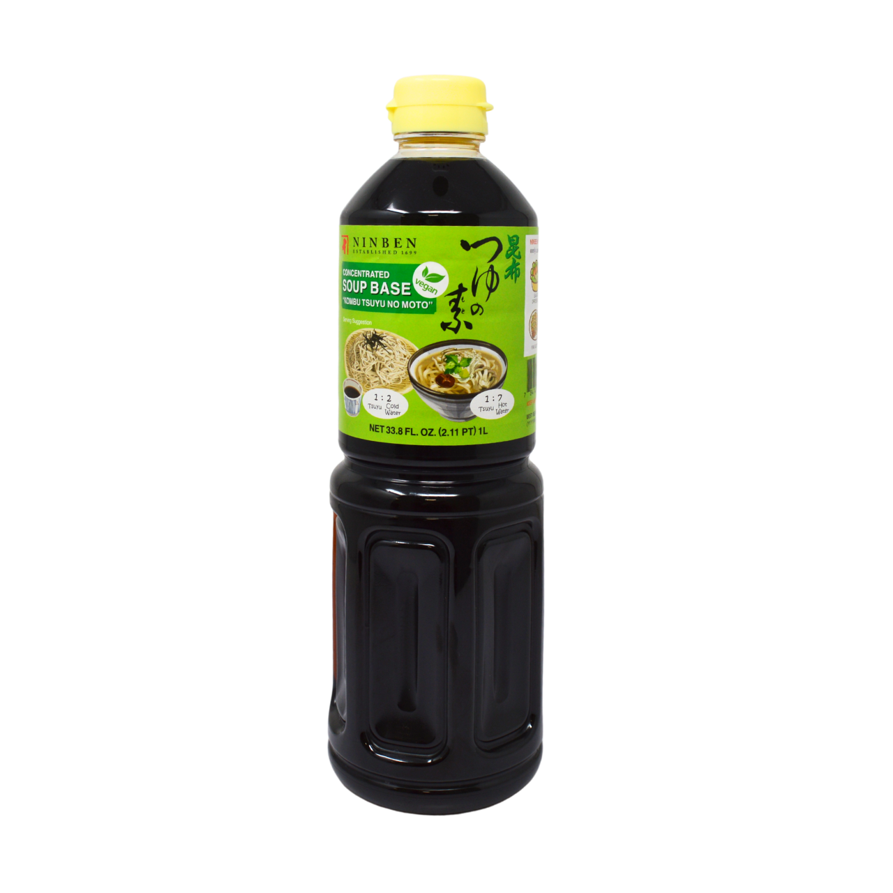 Ninben Seasoned Soy Sauce Kelp based Concentrated- Konbu Tsuyu no Moto 1L