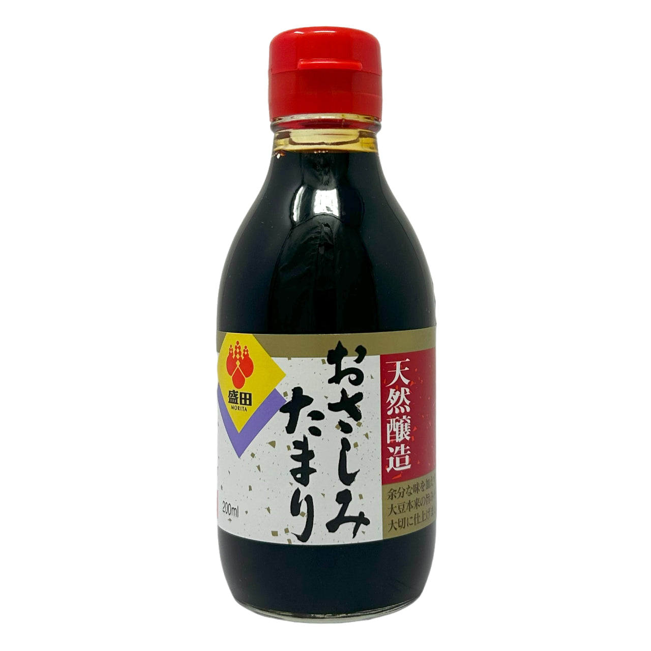 盛田 天然醸造 おさしみたまり醤油 200ml　※賞味期限 2025年3月29日