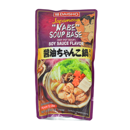 Daisho Chanko Nabe Hot Pot Soup Base-Soy Sauce 750g