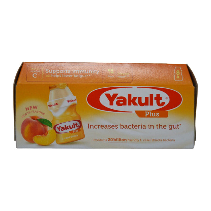 Yakult Plus 8 x 65ml | Probiotic Drink with Vitamins C