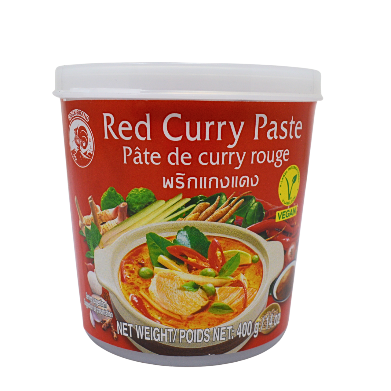 Cock Red Curry Paste 400g 8 Servings