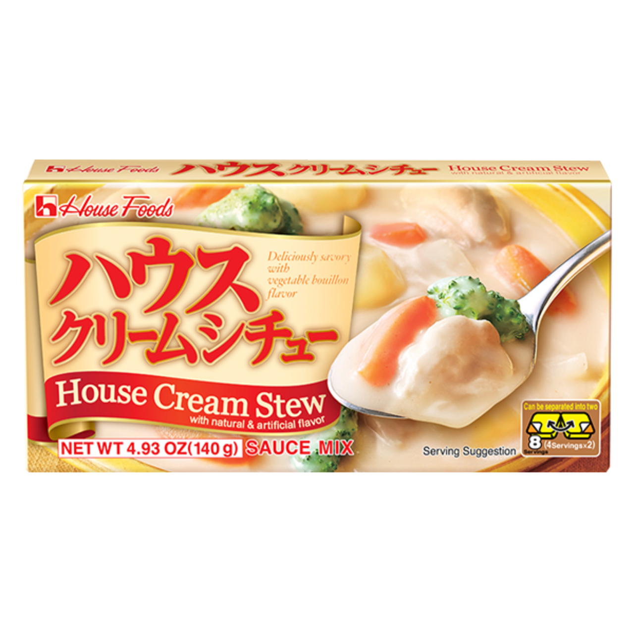 ハウスクリームシチューソースミックス 140g（8人分）
