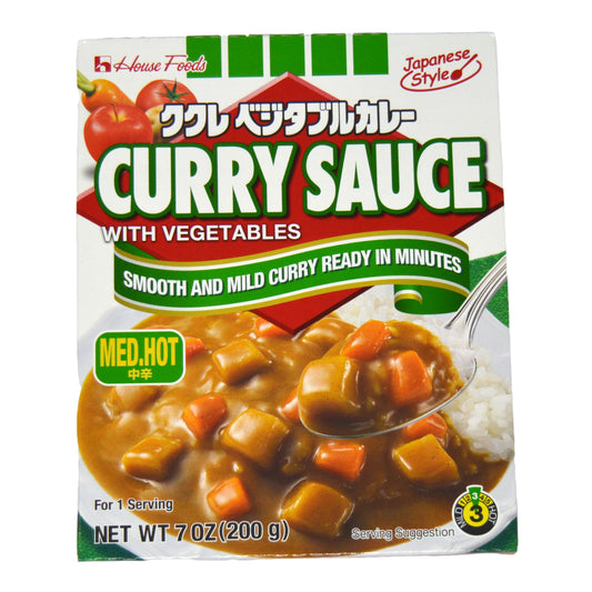 House Kukure Vegetable Curry Med Hot 200g