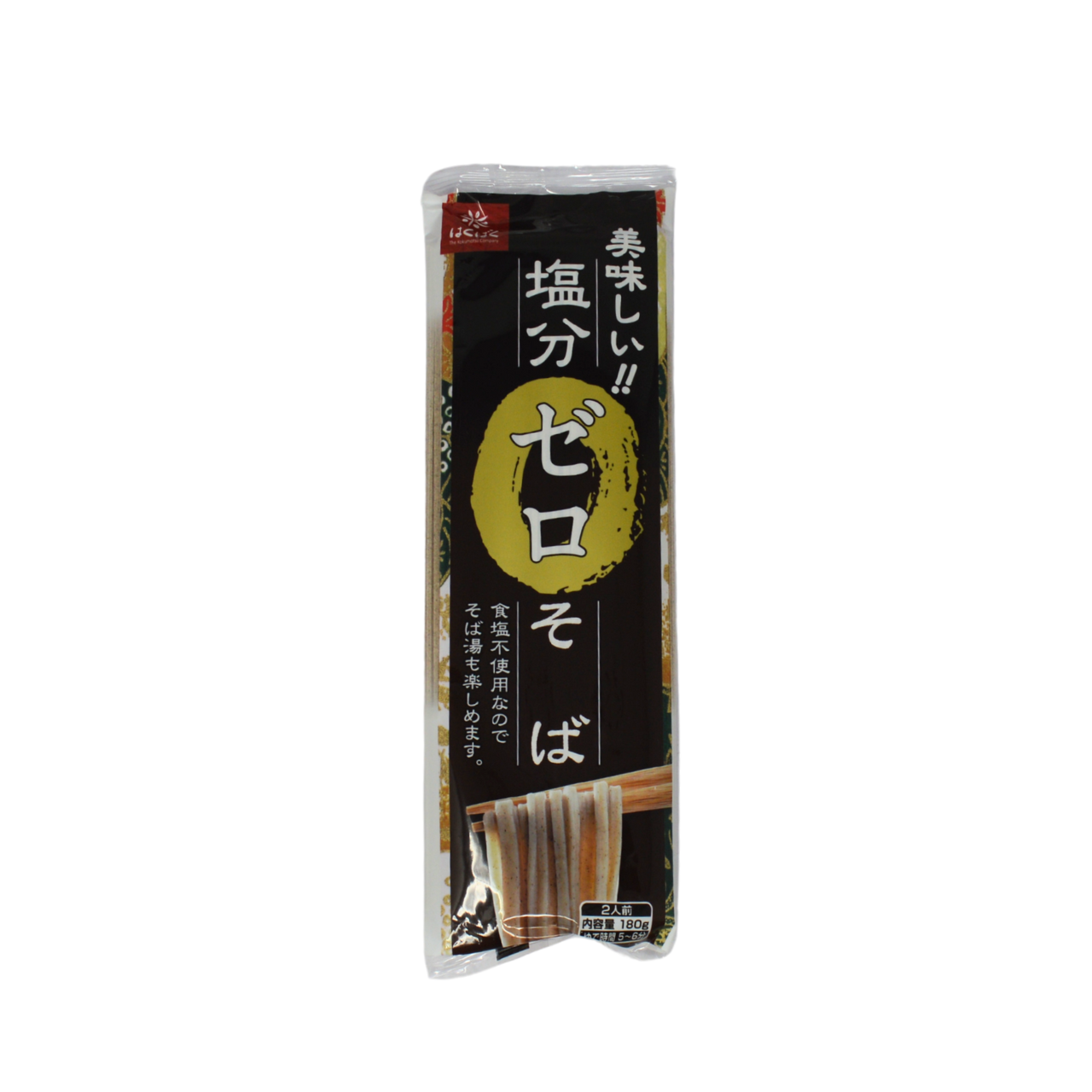 Hakubaku Soba Noodles Zero Salt 180g