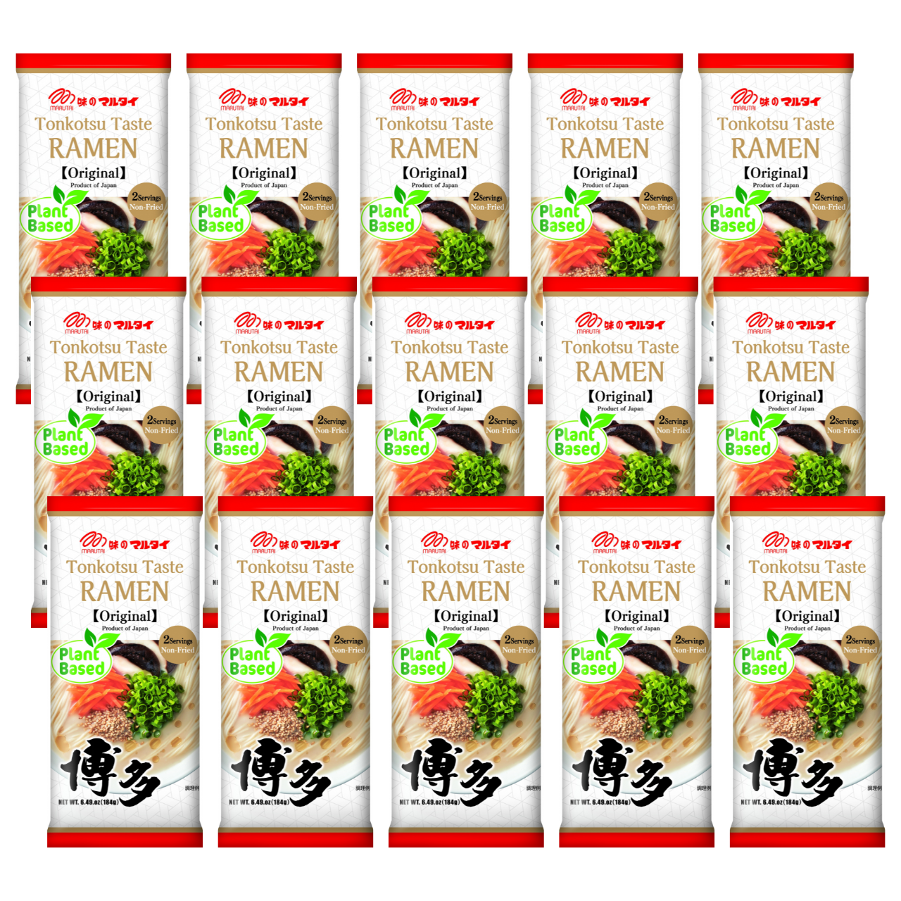 [Bundle] 15 x Marutai Tonkotsu Taste Ramen - Hakata Original 180g