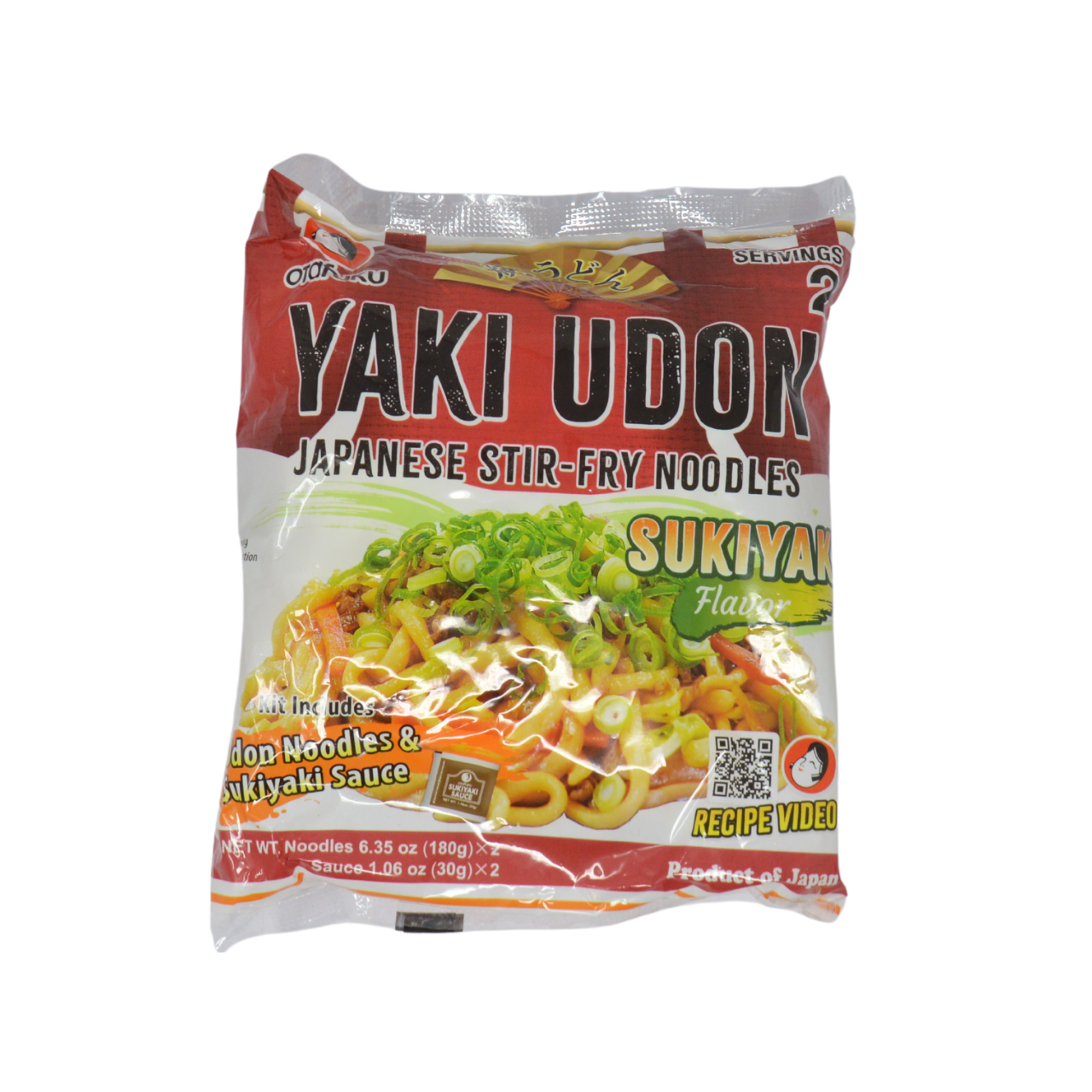 Otafuku Yaki Udon Noodle with Sauce Sachets 2x210g