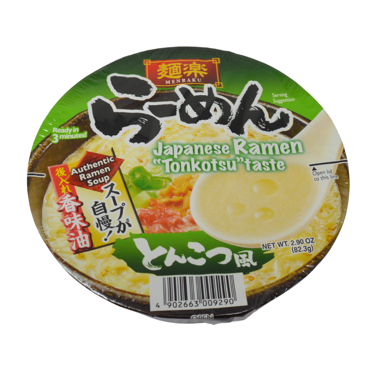 Hikari Menraku Cup Ramen Tonkotsu 82.3g
