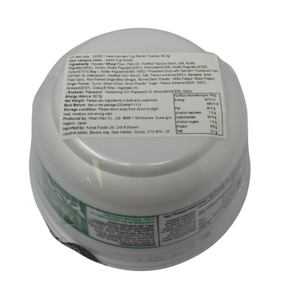 Hikari Menraku Cup Ramen Tonkotsu 82.3g