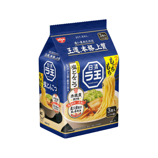 Nissin Raoh Shio Tonkotsu Ramen | Premium Japanese Instant Noodles (3x93g)
